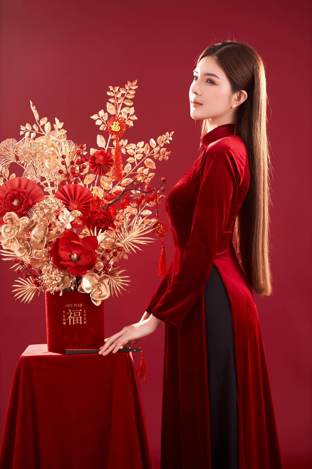 Tạo dáng chụp ảnh concept beauty đẹp Hà Giang mùa tết chất (2)